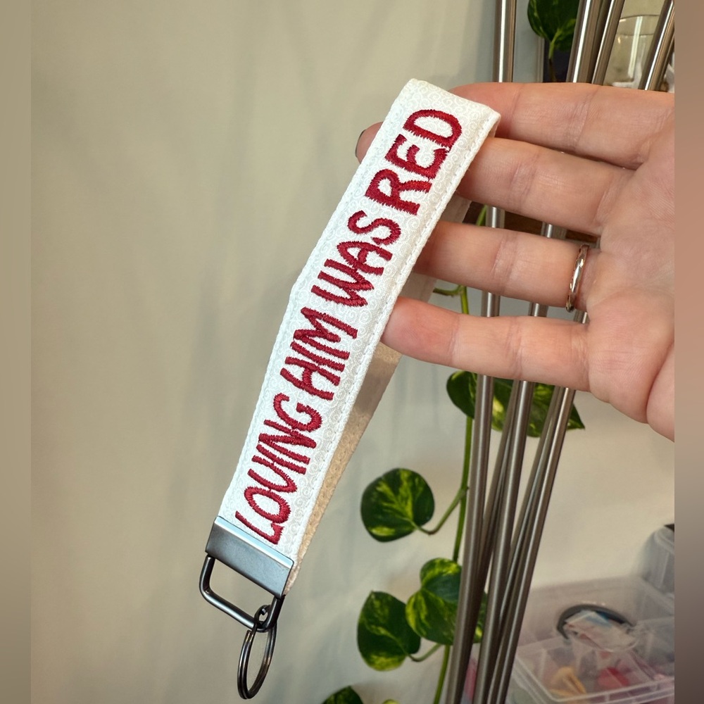Taylor Swift inspired keychain wristlet purse accessory
